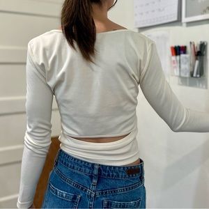 Petite Studio Casual Cutout Top